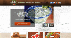Desktop Screenshot of chilis.com.mx